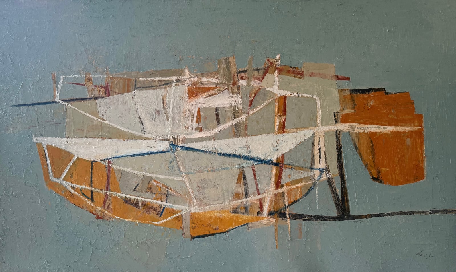 Leigh Davis, Harbour Composition I, 2025