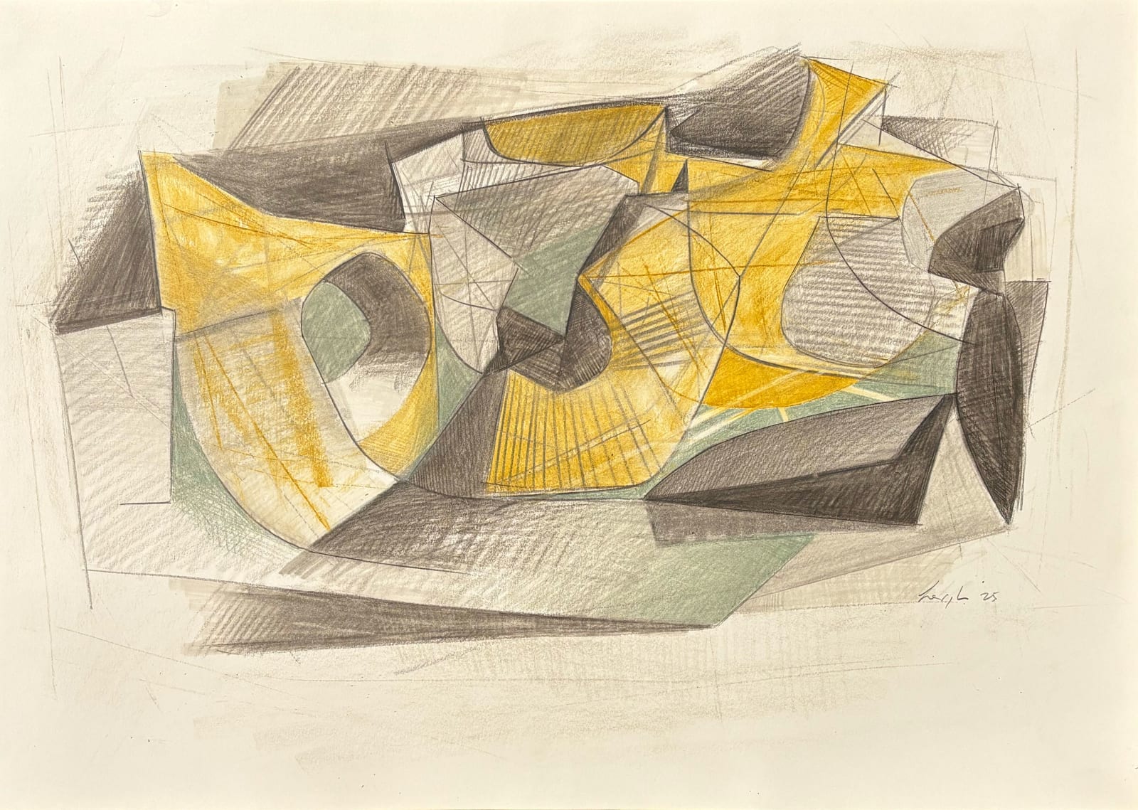 Leigh Davis, Figure in Stone, 2025