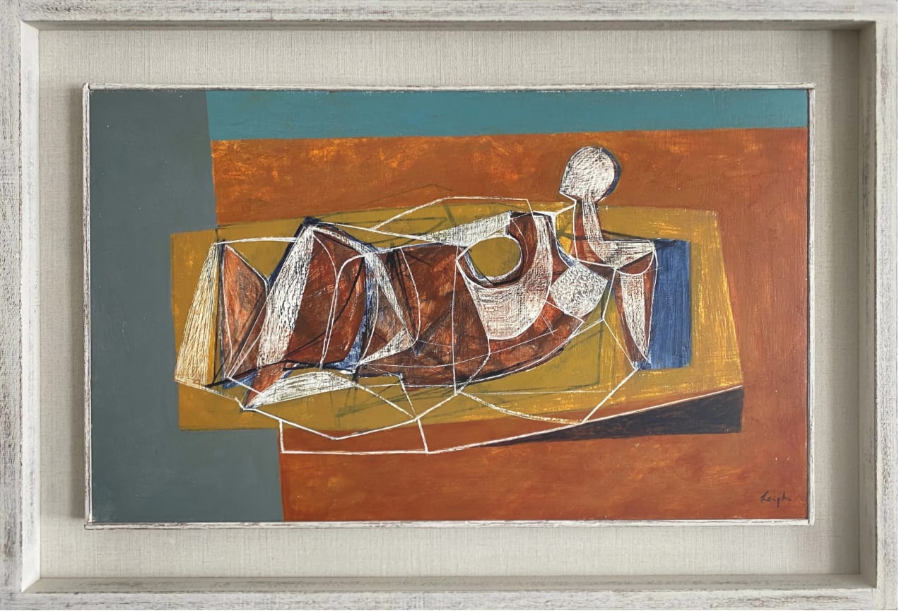 Leigh Davis, Bather by the Wall, Composition No.4, 2025