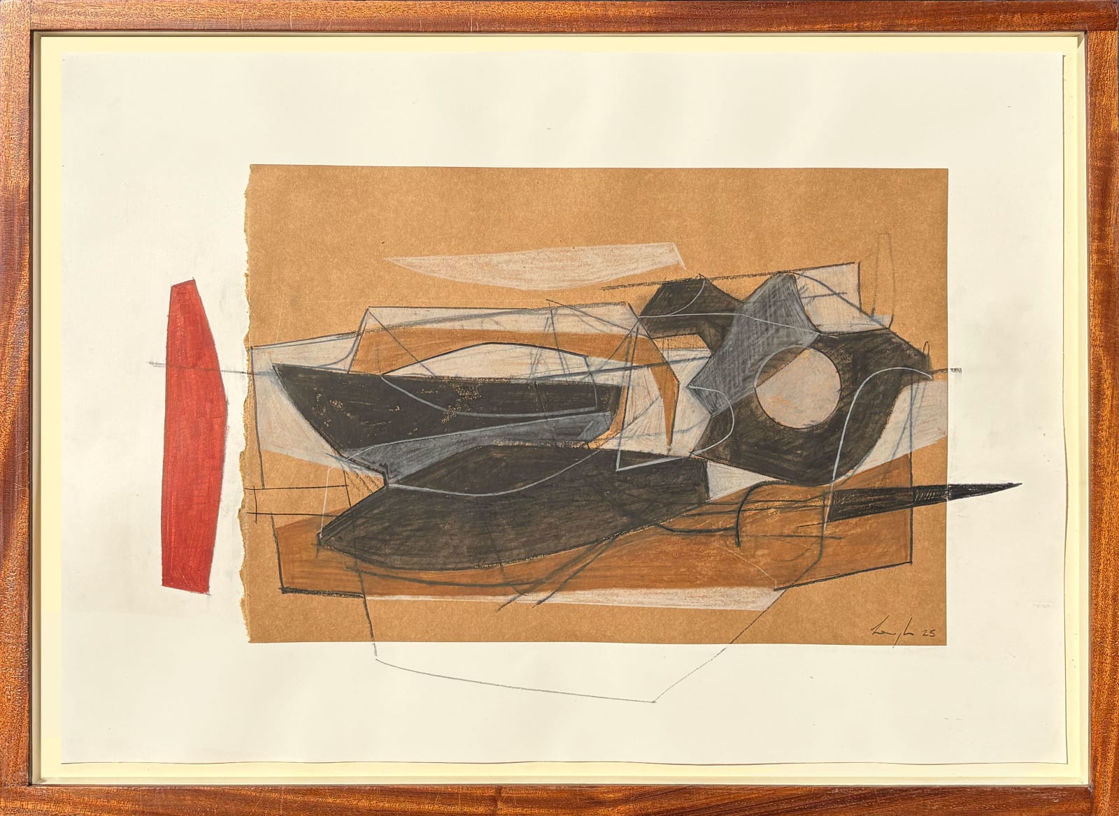 Leigh Davis, Figure in Stone Composition No.2, 2025