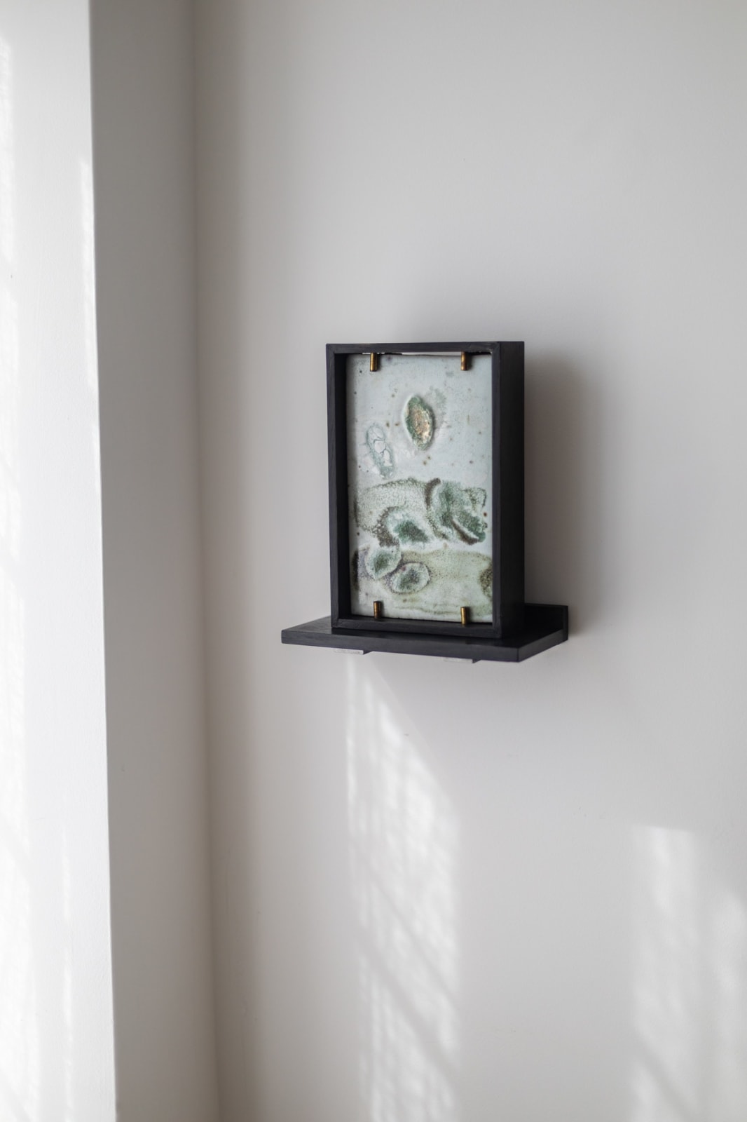 Chloé Rosetta Bell, Fossilised Wood + Brass Panel