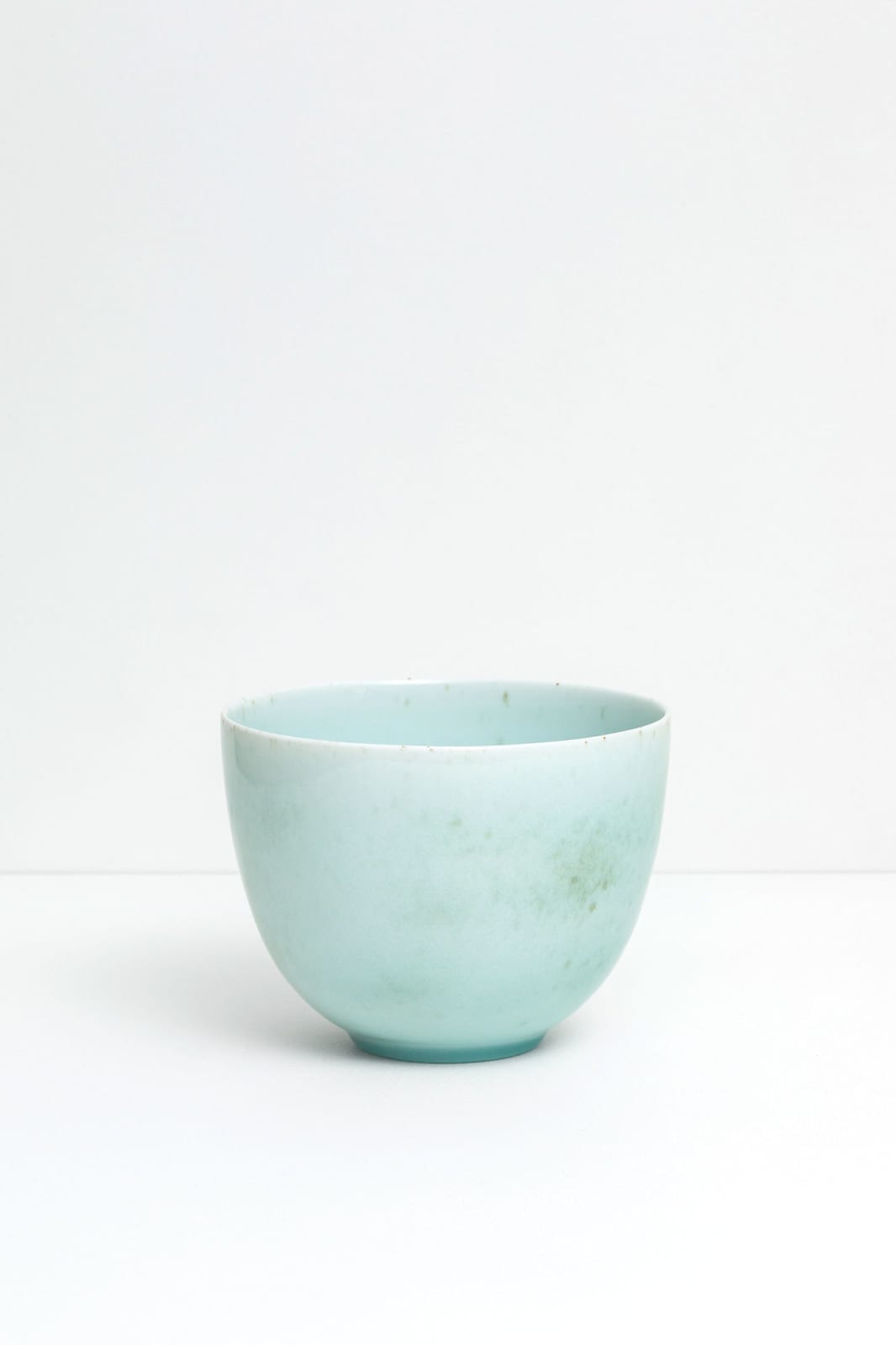 Jaejun Lee, 46 Round Bowl | Celadon Speckled, 2024