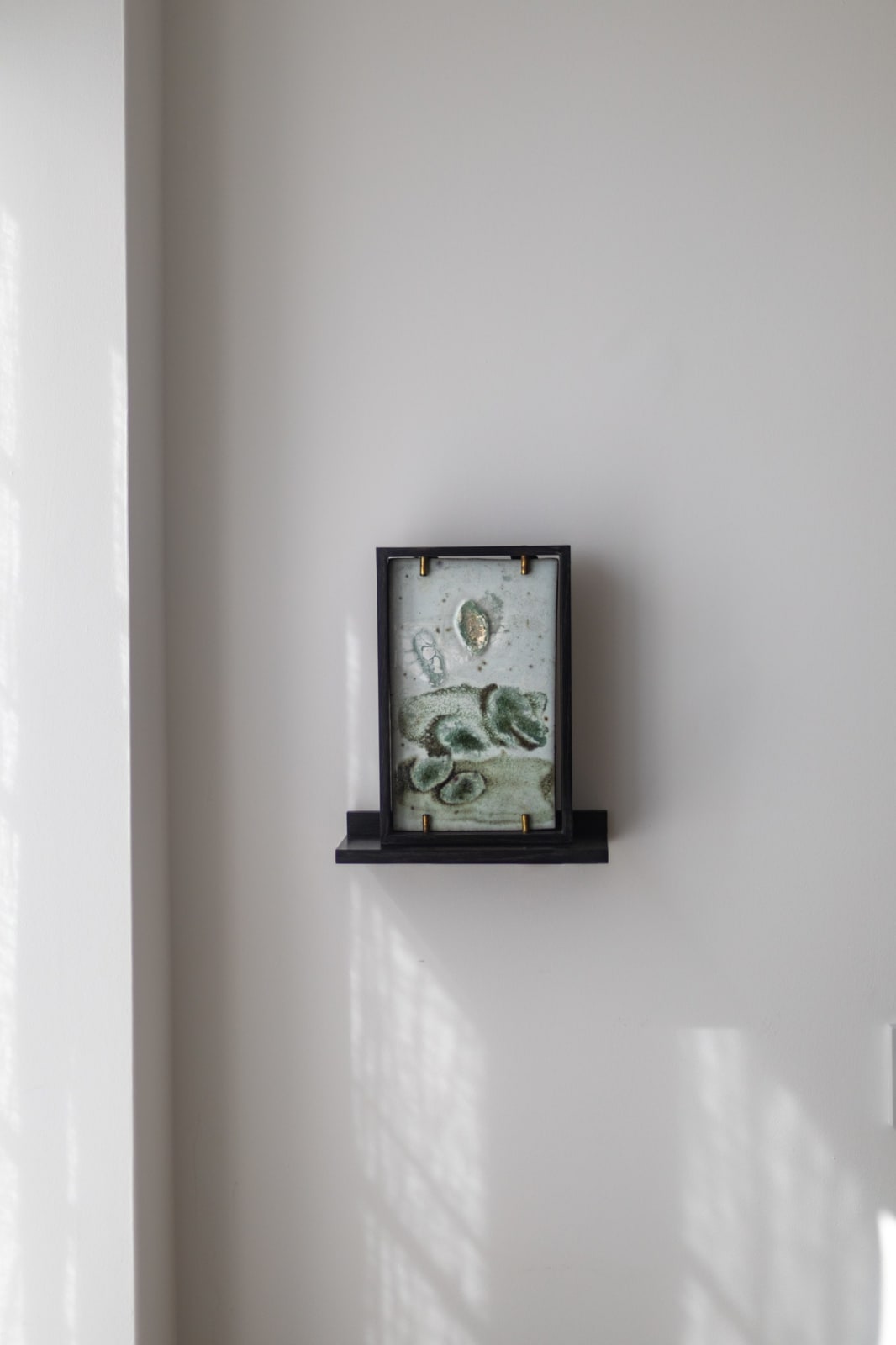 Chloé Rosetta Bell, Fossilised Wood + Brass Panel