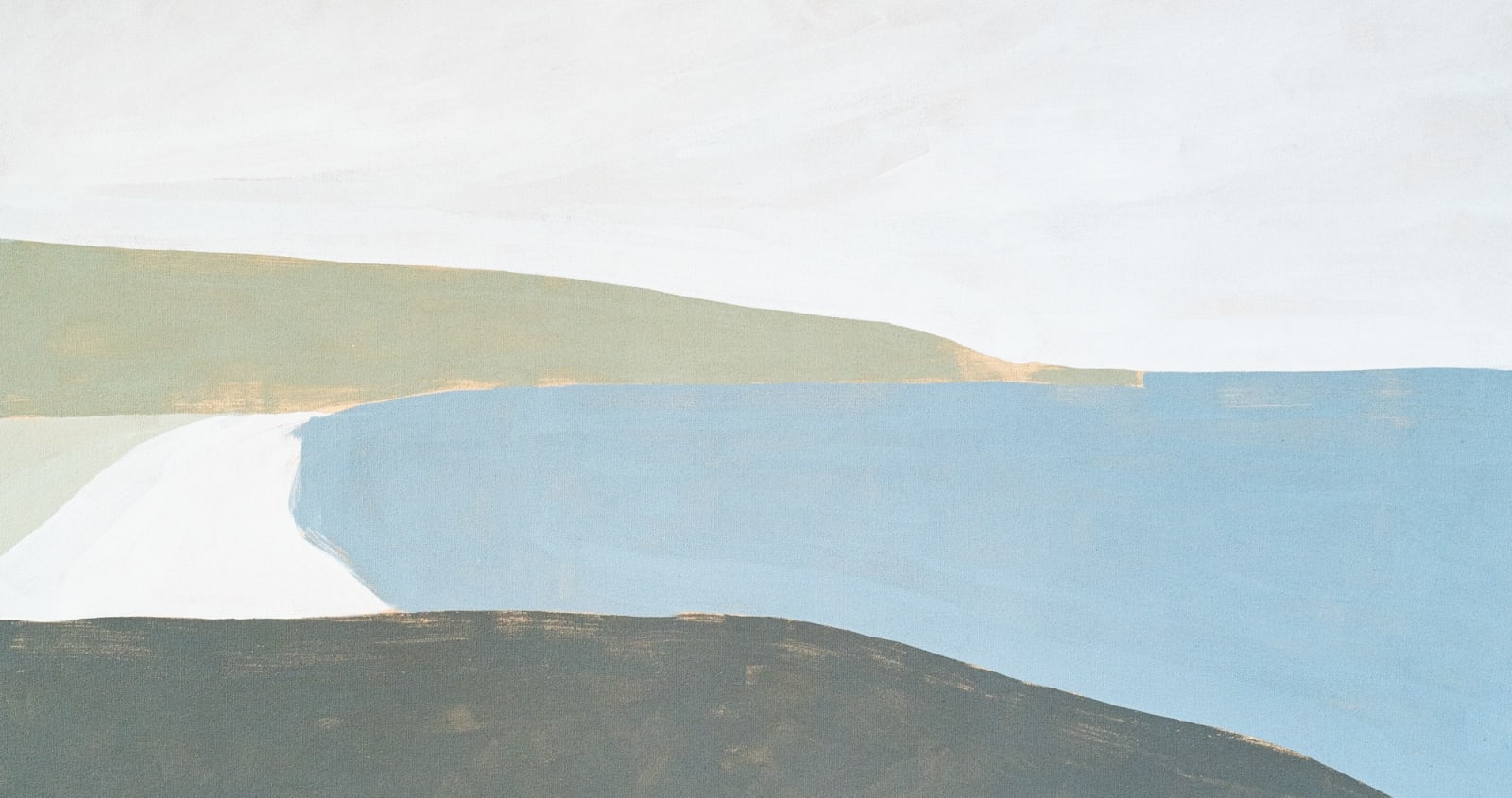 Sarah Woods, Dark Seascape, Porthmeor, 2025