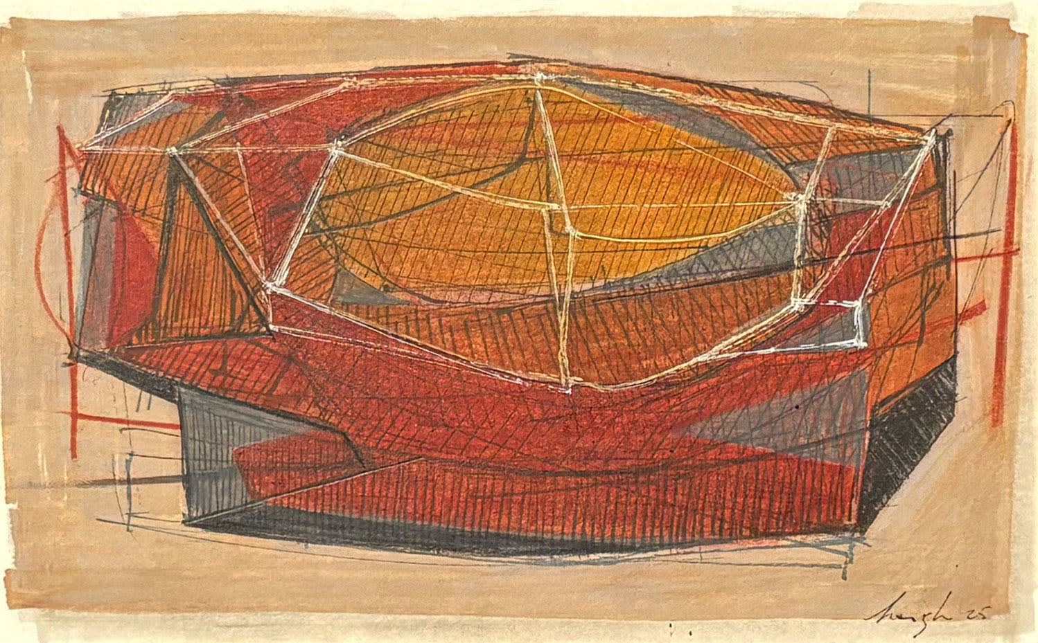 Leigh Davis, Rocks at Low Tide, 2025