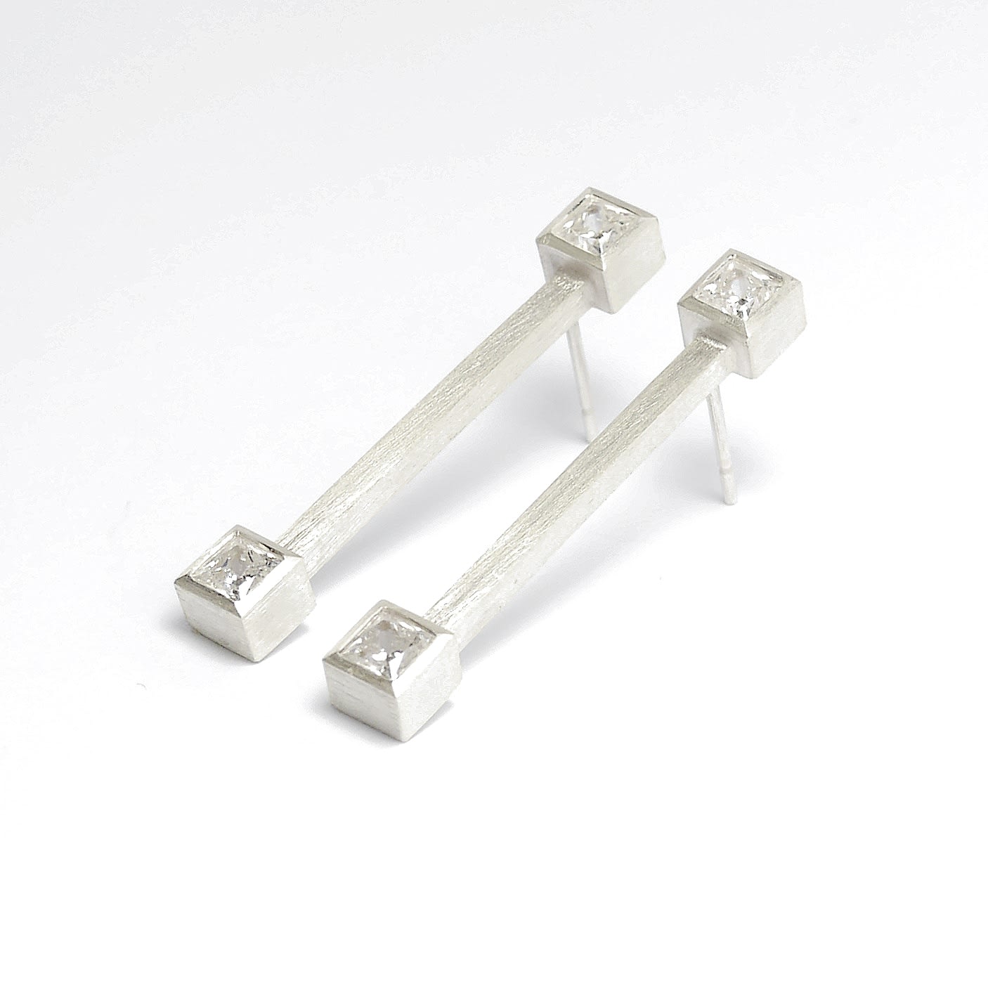 Sam Photic, Earrings Silver and Cubic Zirconia