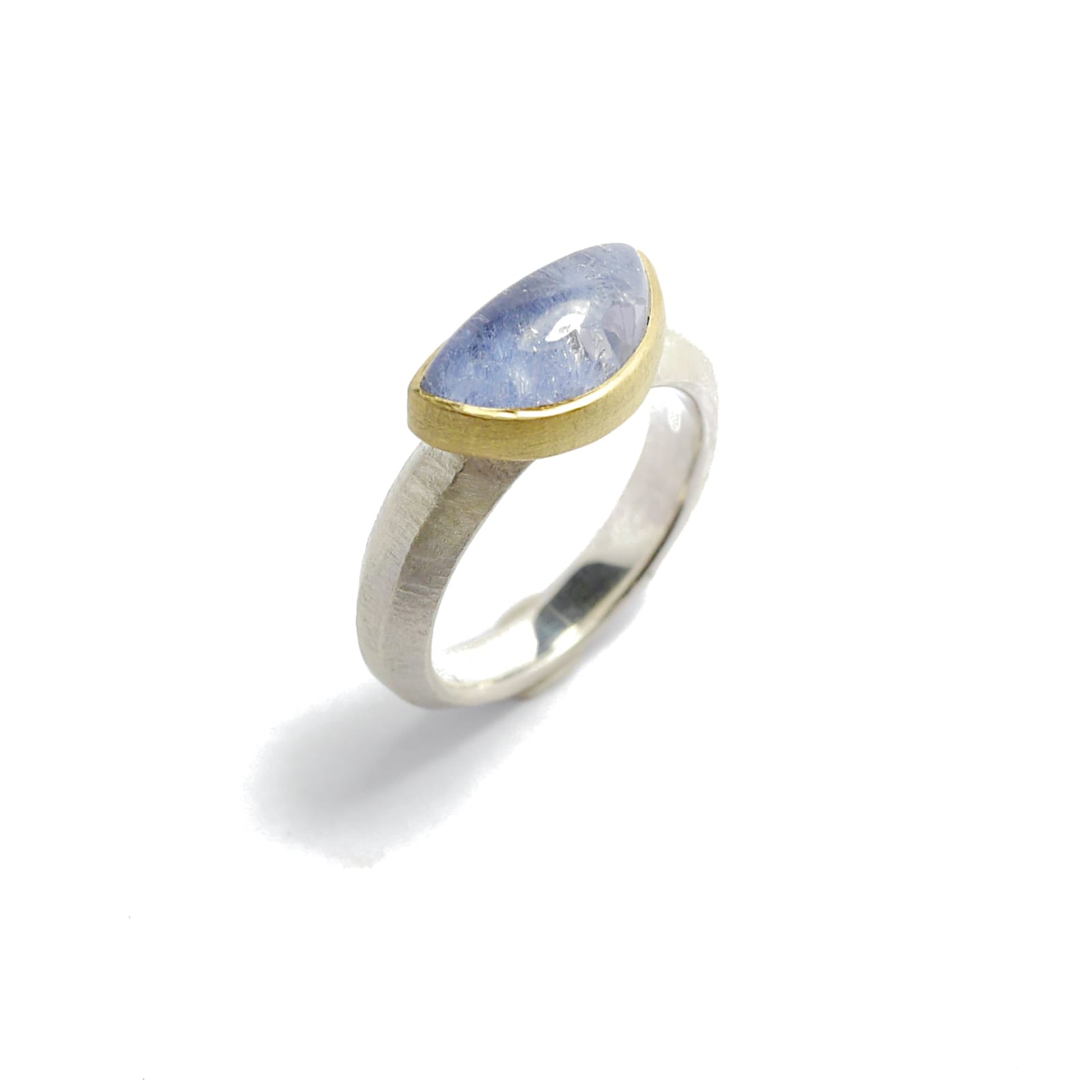 Sam Photic, Ring 18ct Gold, Silver and Onmortierite