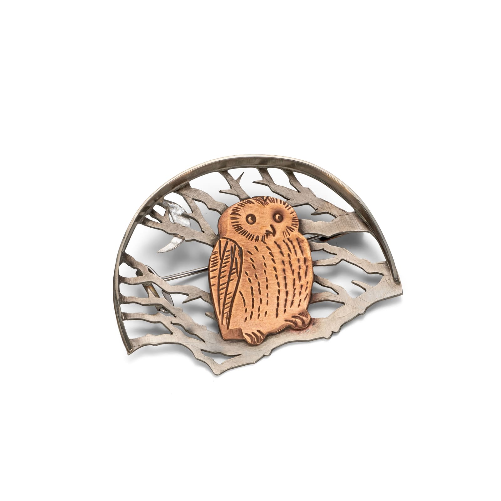 Cornelius Jakob Van Dop, Bowtop Owl Brooch, 2023