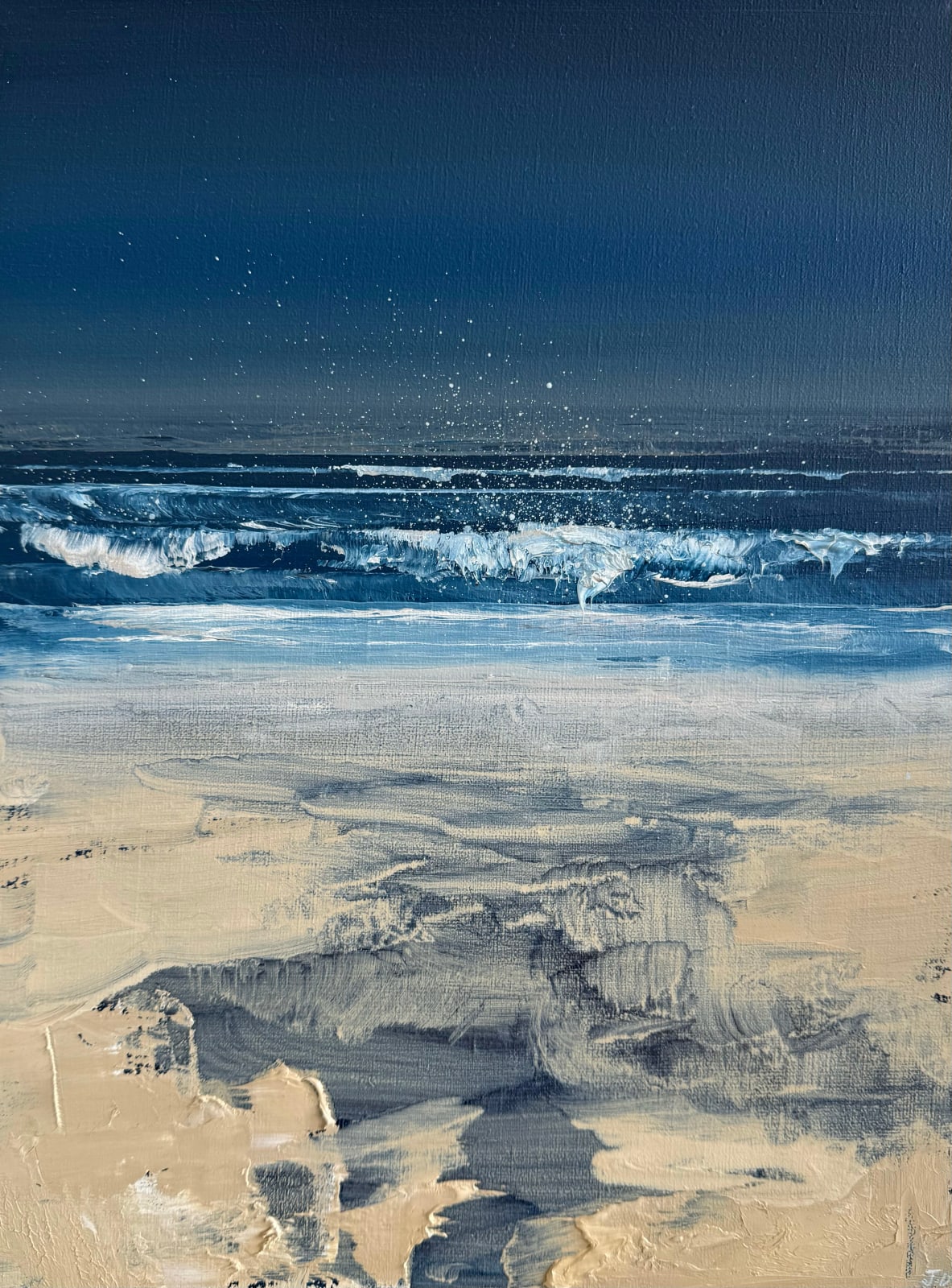 Jack Davis, Porthmeor Shorebreak, 2025