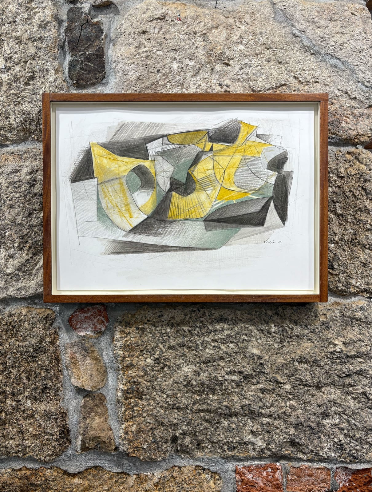 Leigh Davis, Figure in Stone, 2025