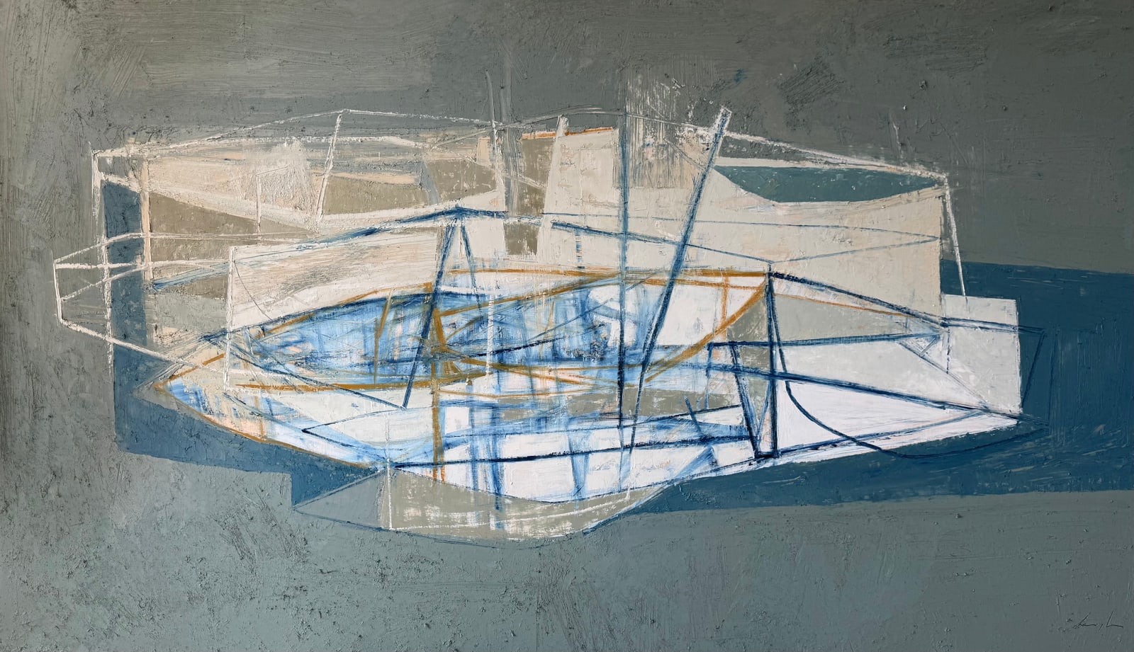 Leigh Davis, Harbour Composition II, 2025