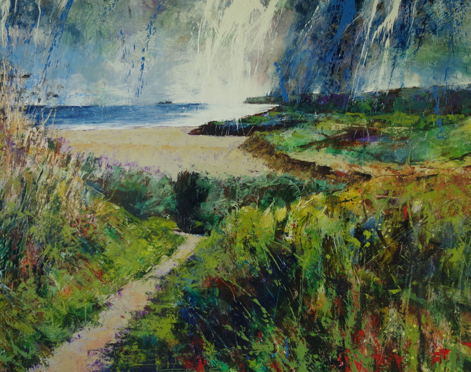 Neil Davies, Sandy Path to Porth Kidney, 2025