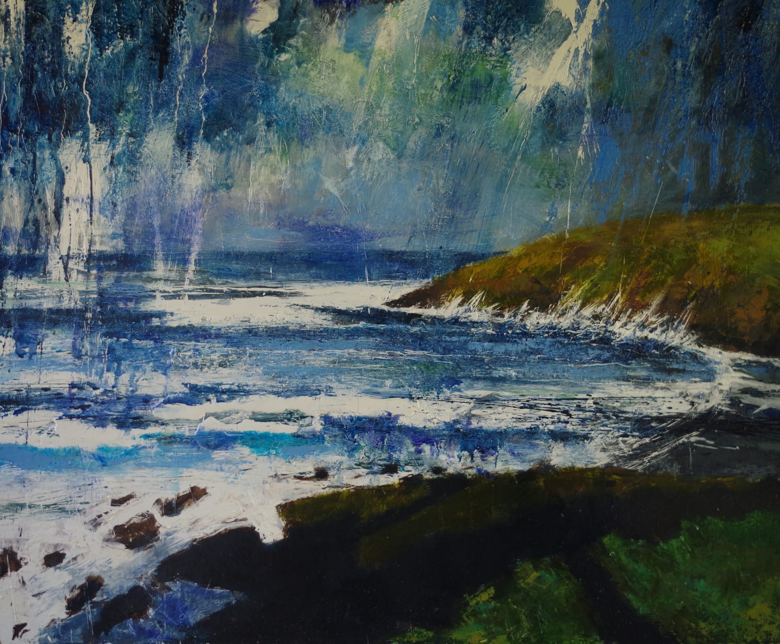 Neil Davies, Sparkling Rocks and White Horses, 2025