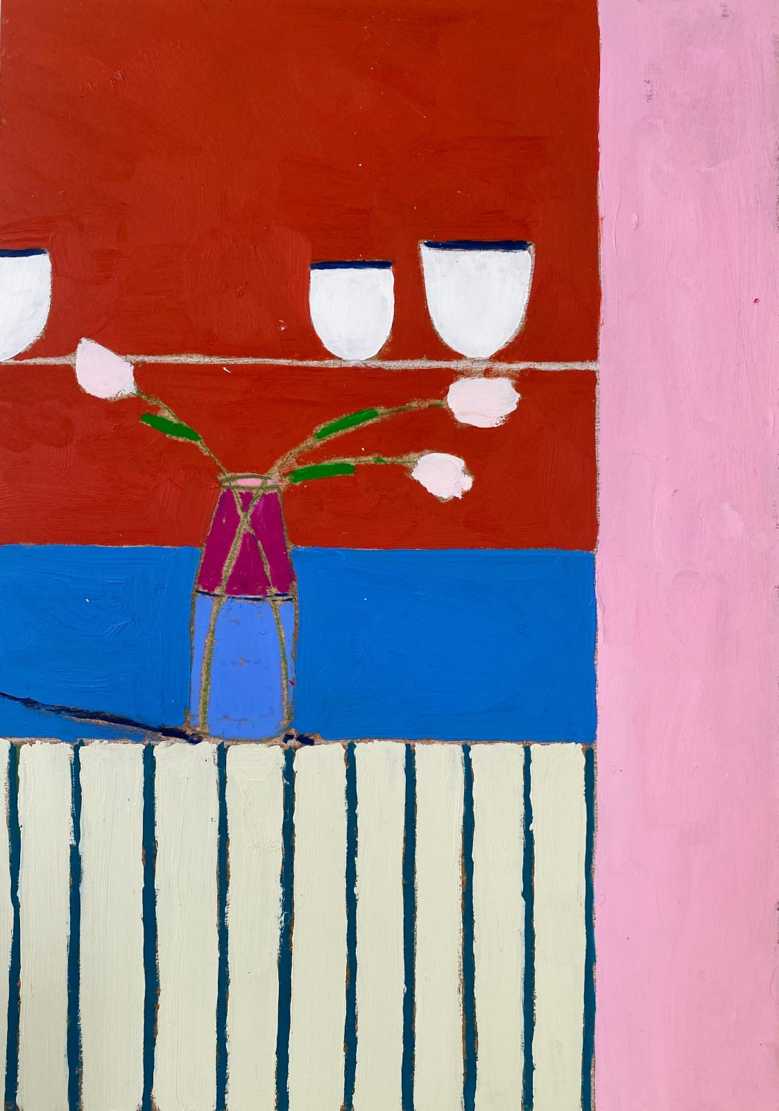 Martha Holmes, Bowls & Blooms I, 2025