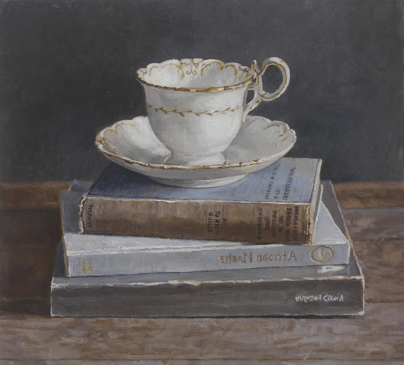 Sarah Spencer, Teacup and Books