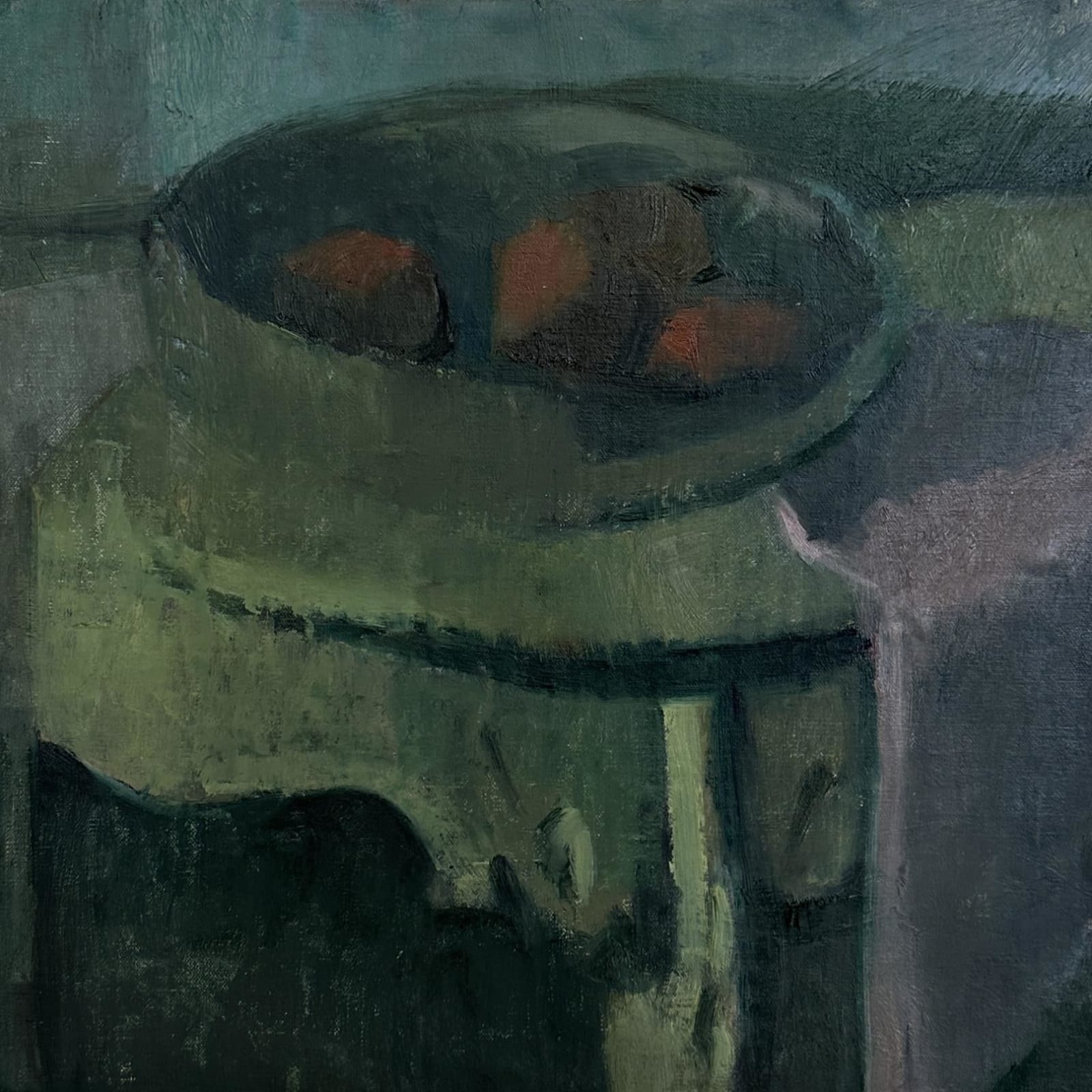 Sarah Story, Oranges on Table