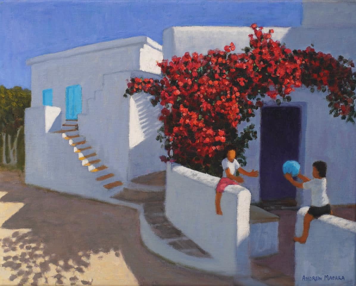 Andrew Macara, Playing Ball, Adamas, Milos
