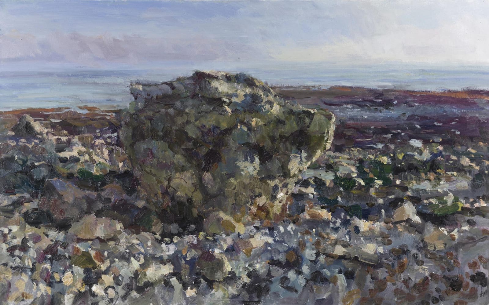 Tom Benjamin, Rock in Spring, Evening Sunlight