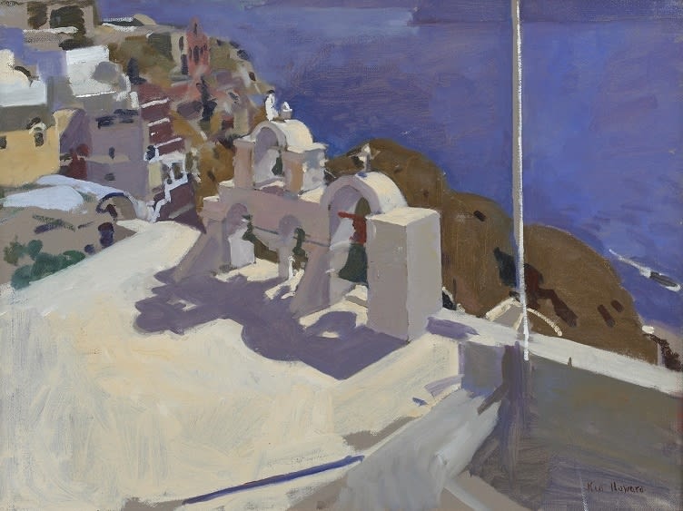 Ken Howard, The Deep Blue Sea, Oia, Santorini