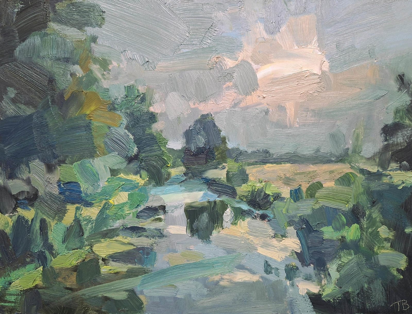 Tim Benson, River Bure, Norfolk, High Summer