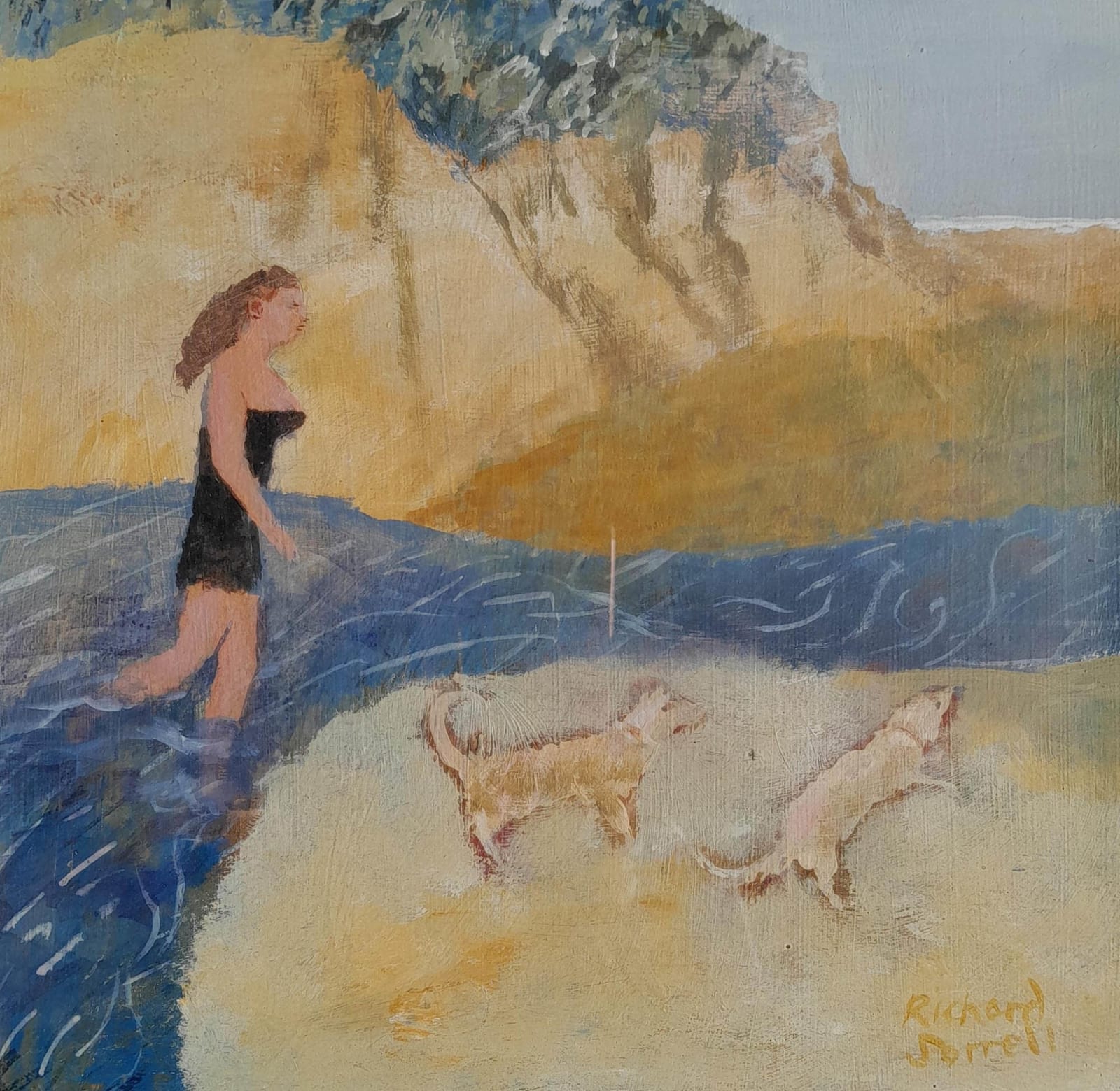Richard Sorrell, Walking Out towards the Sea