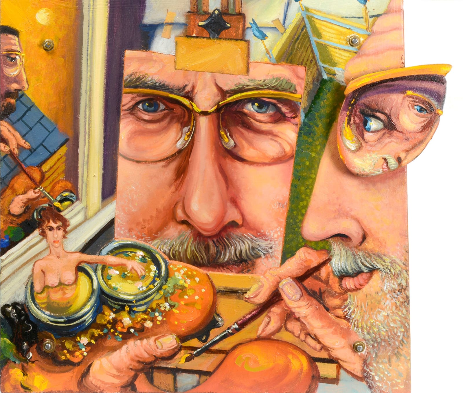 Anthony Green, Double Dipper Self-Portrait (2014)