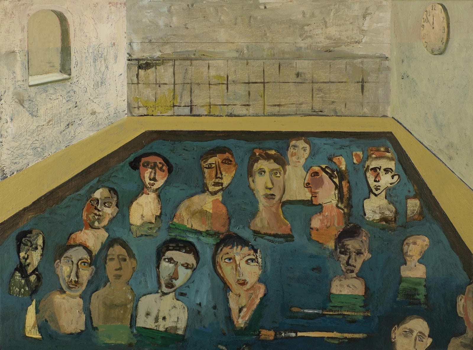 Simon Quadrat, The Crowded Pool