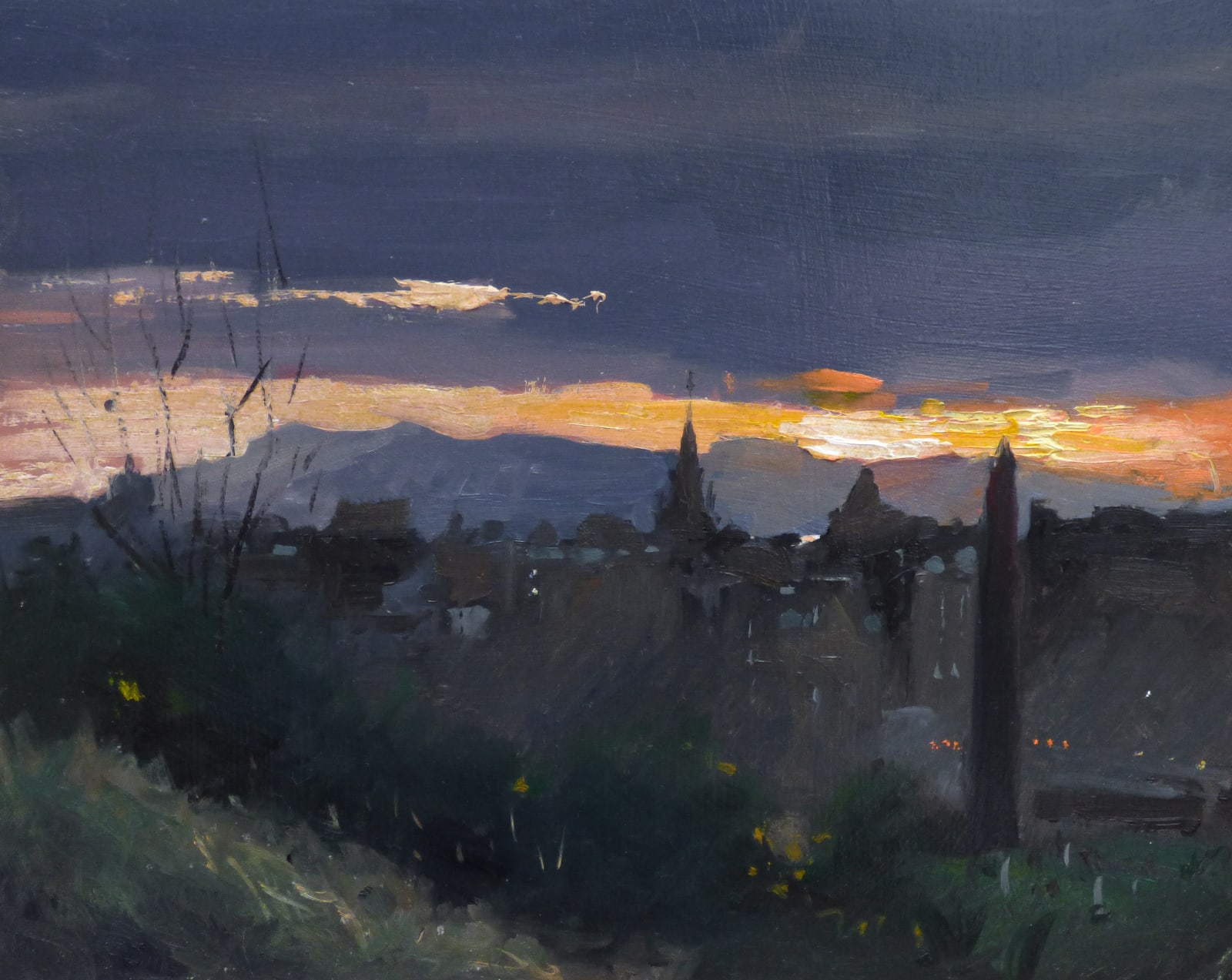 Max White, Sunset Over Edinburgh
