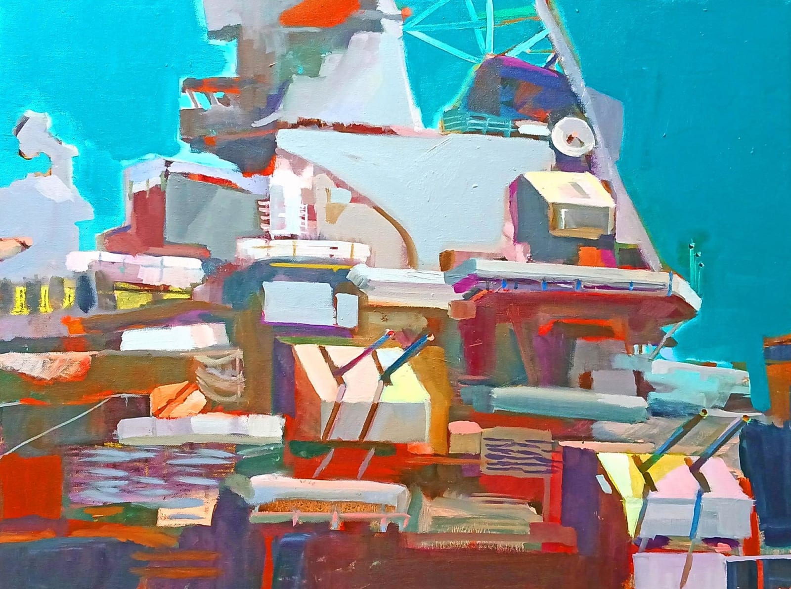Diana Charnley, Warship in the Med