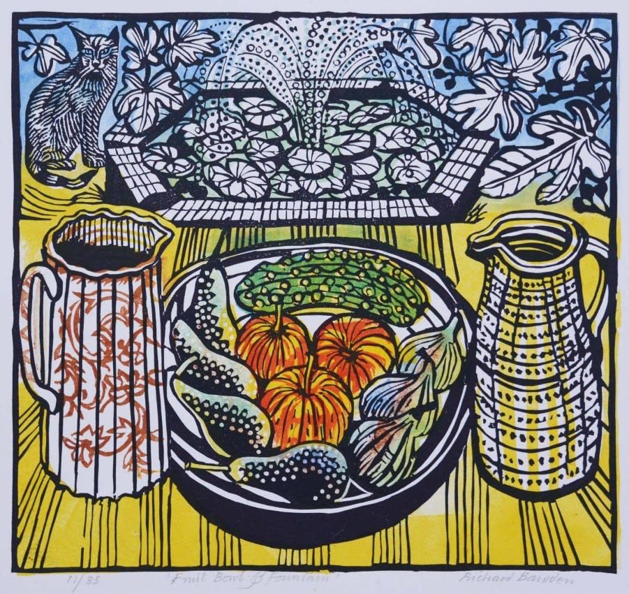 Richard Bawden, Fruit Bowl and Fountain
