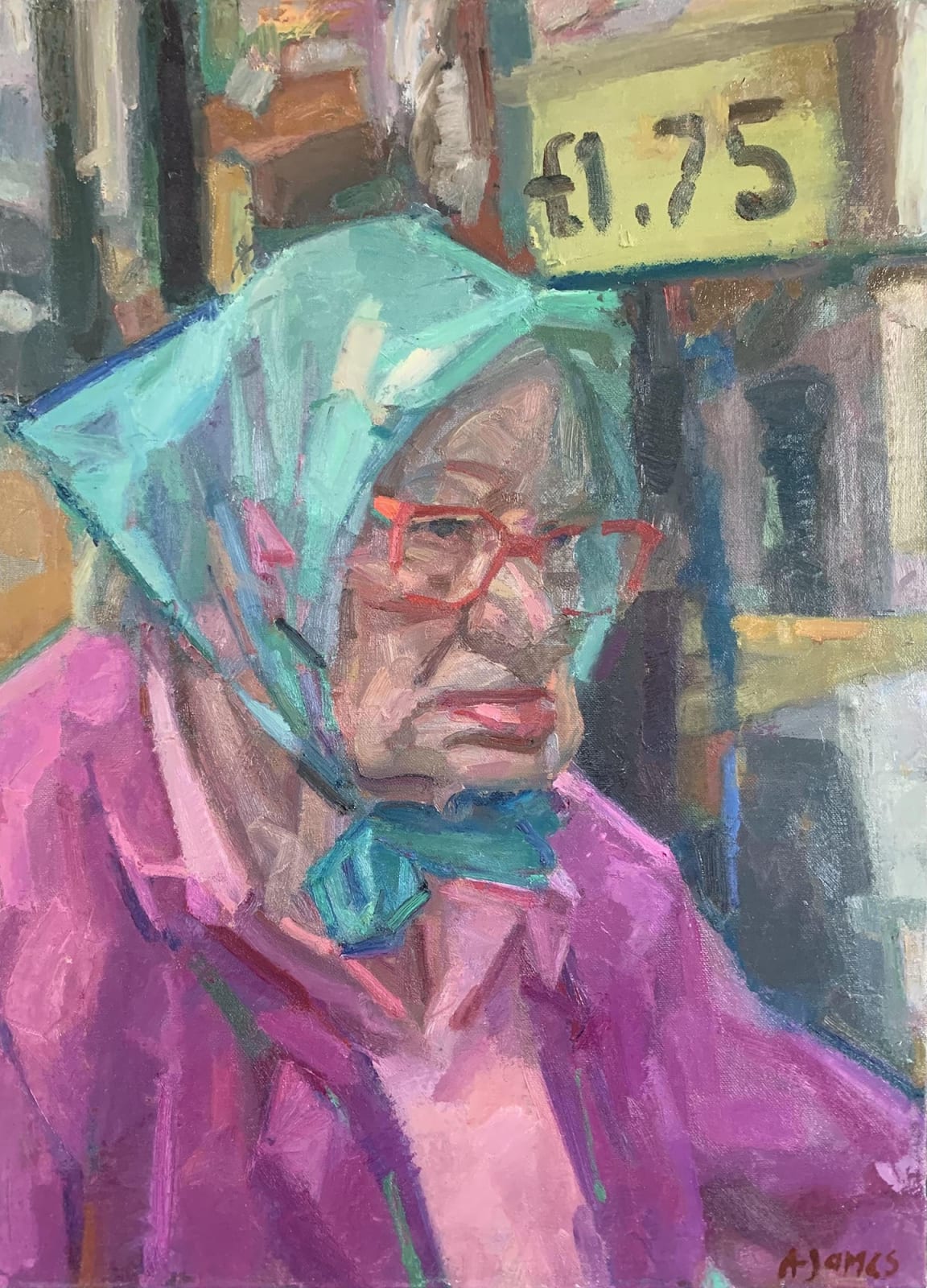 Andrew James, Woman and Headscarf