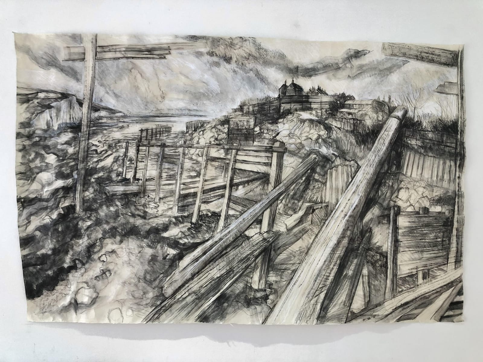 Rosie Good, Wooden Groynes at Cuckmere