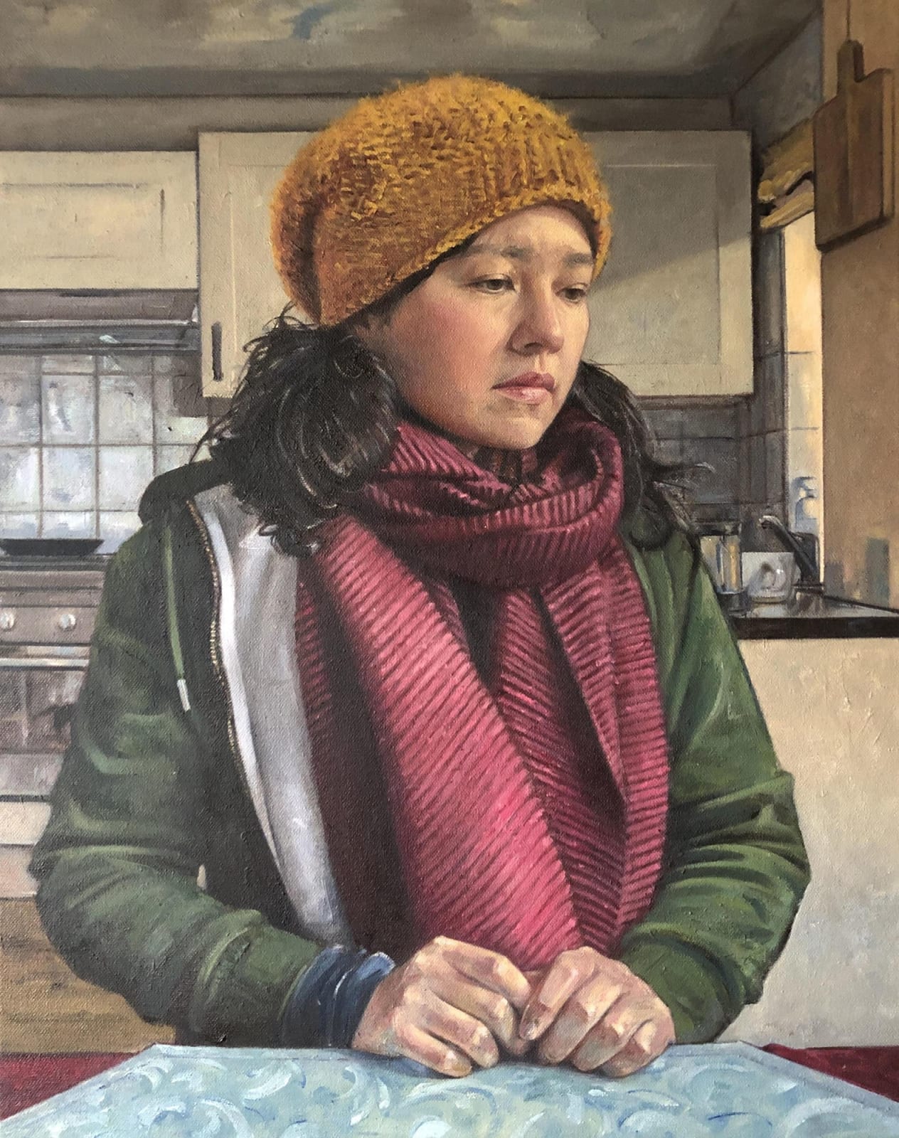 Sarah Finch, Winter (Self-portrait)