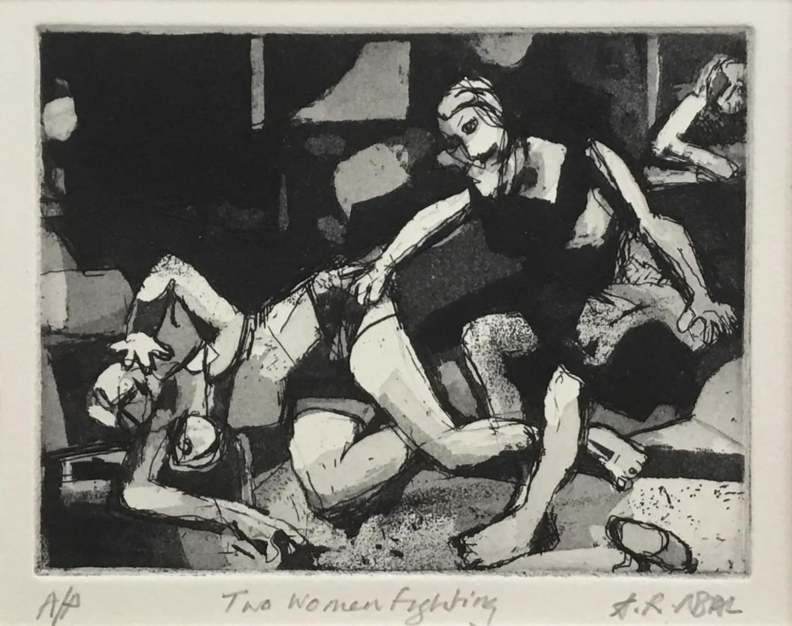 Arthur Neal, Two Women Fighting, Agde
