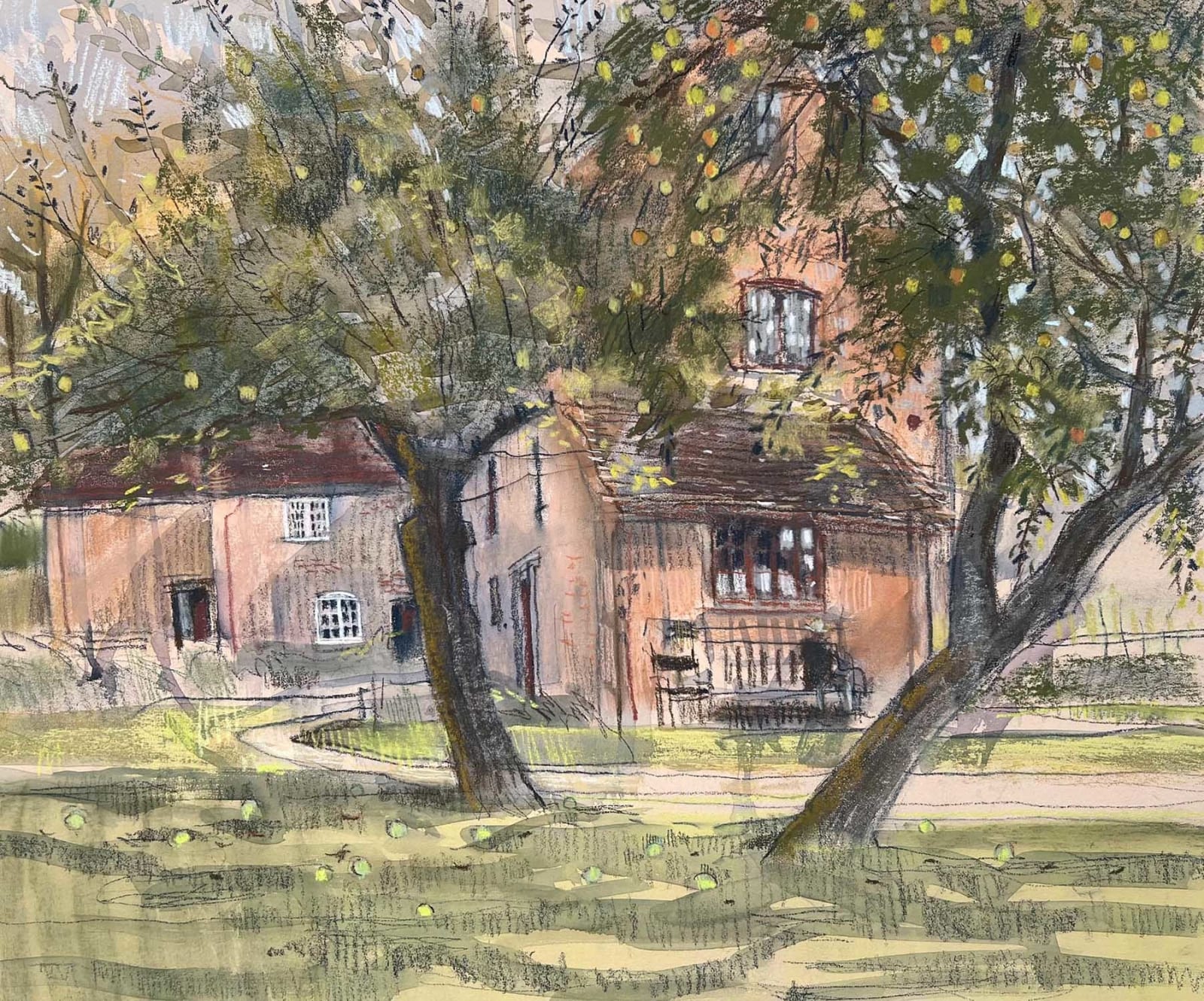 Felicity House, Ripening Apples at White Mill