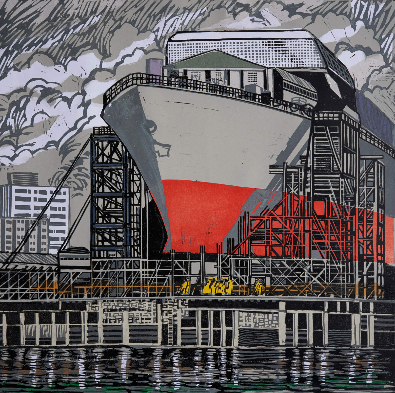 John Scott Martin, Building HMS Glasgow