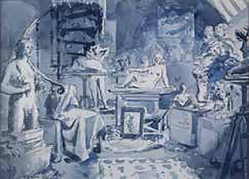 Dennis Gilbert, Karin Jonzen's Studio