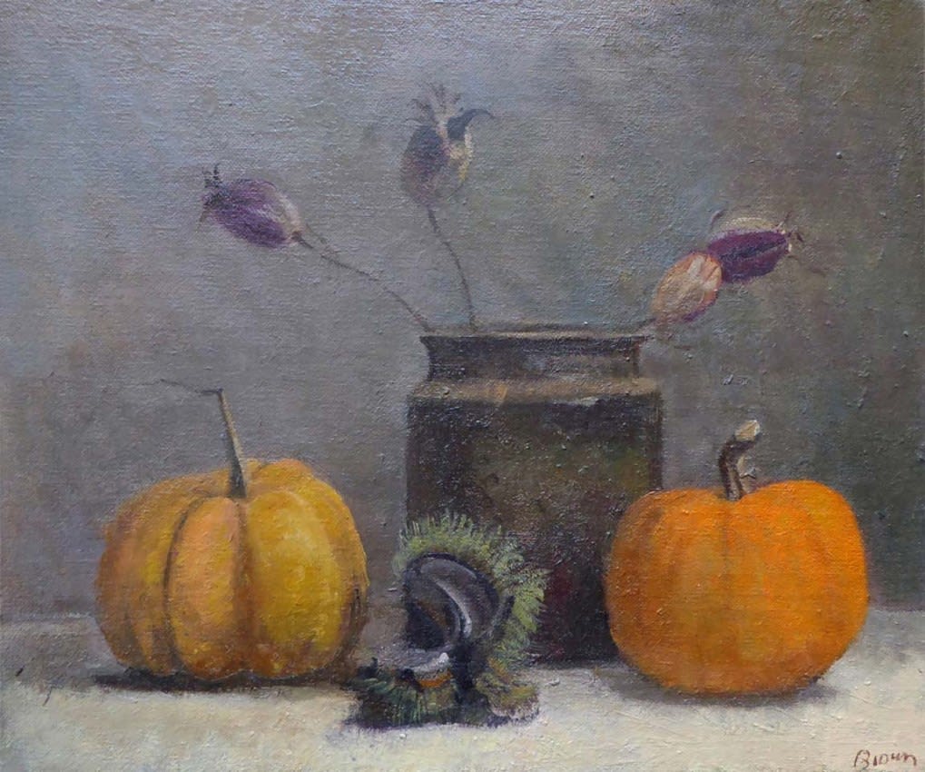 Robert Brown, Squashes and Love-in-the-Mist Seed Heads