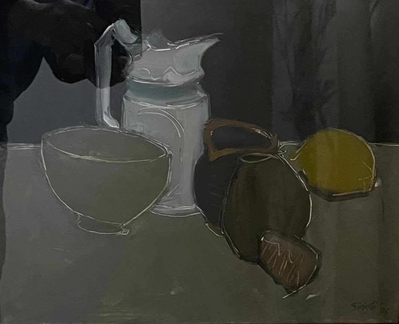 Dawn Sidoli, Still Life with White Jug (NFS)