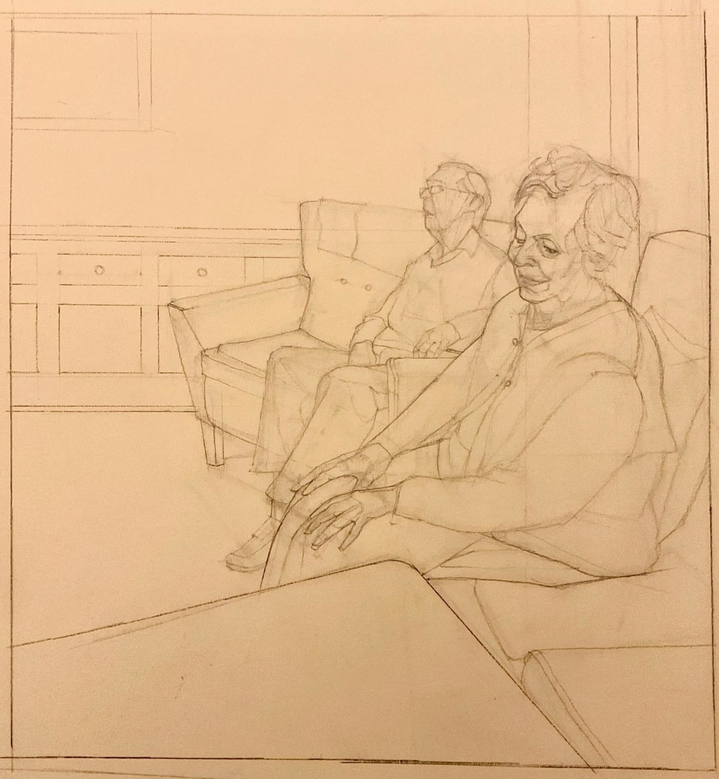 Belinda Crozier, Tom and Sue Resting