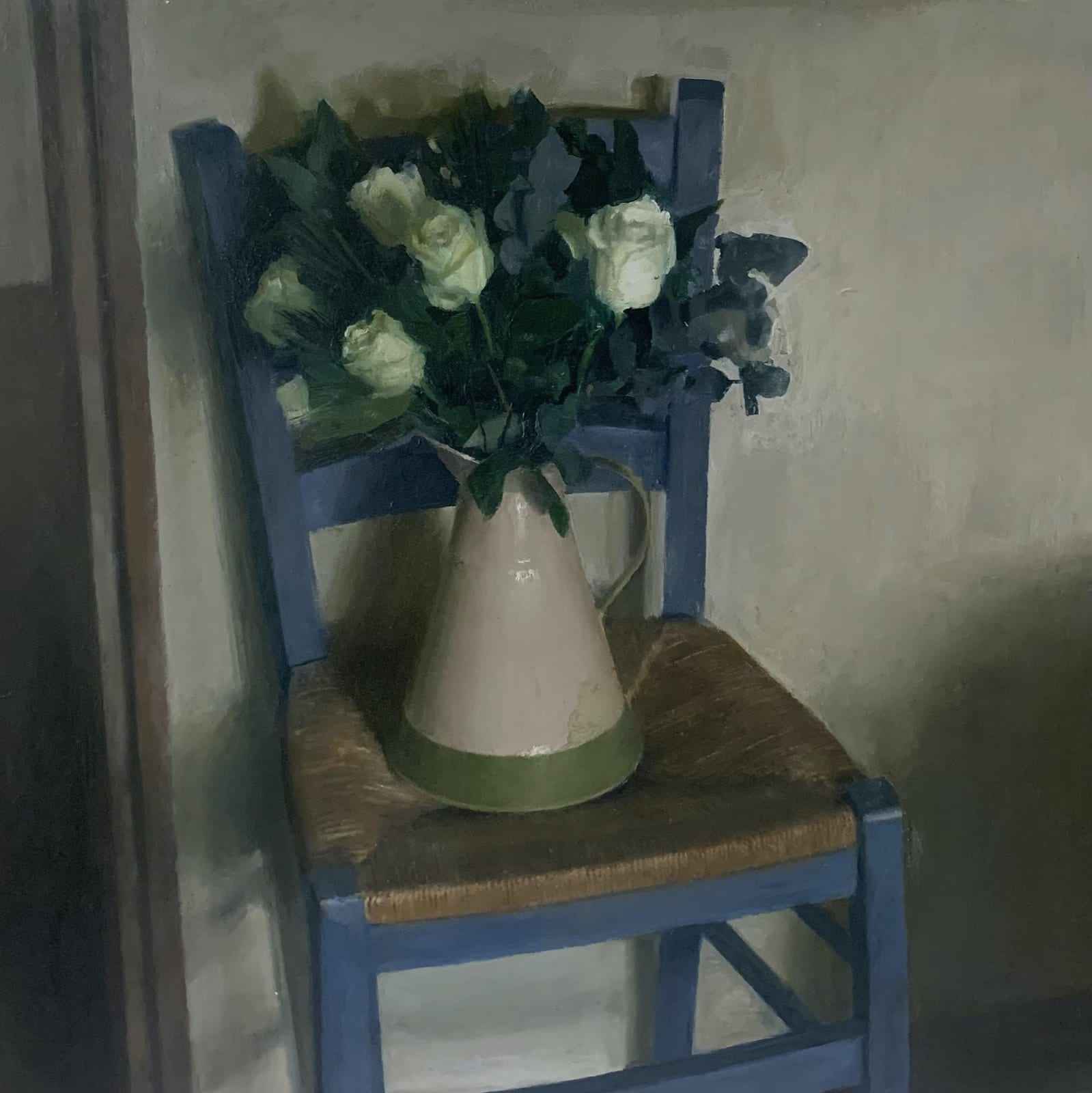 Katherine Jackson, Chair with Flowers