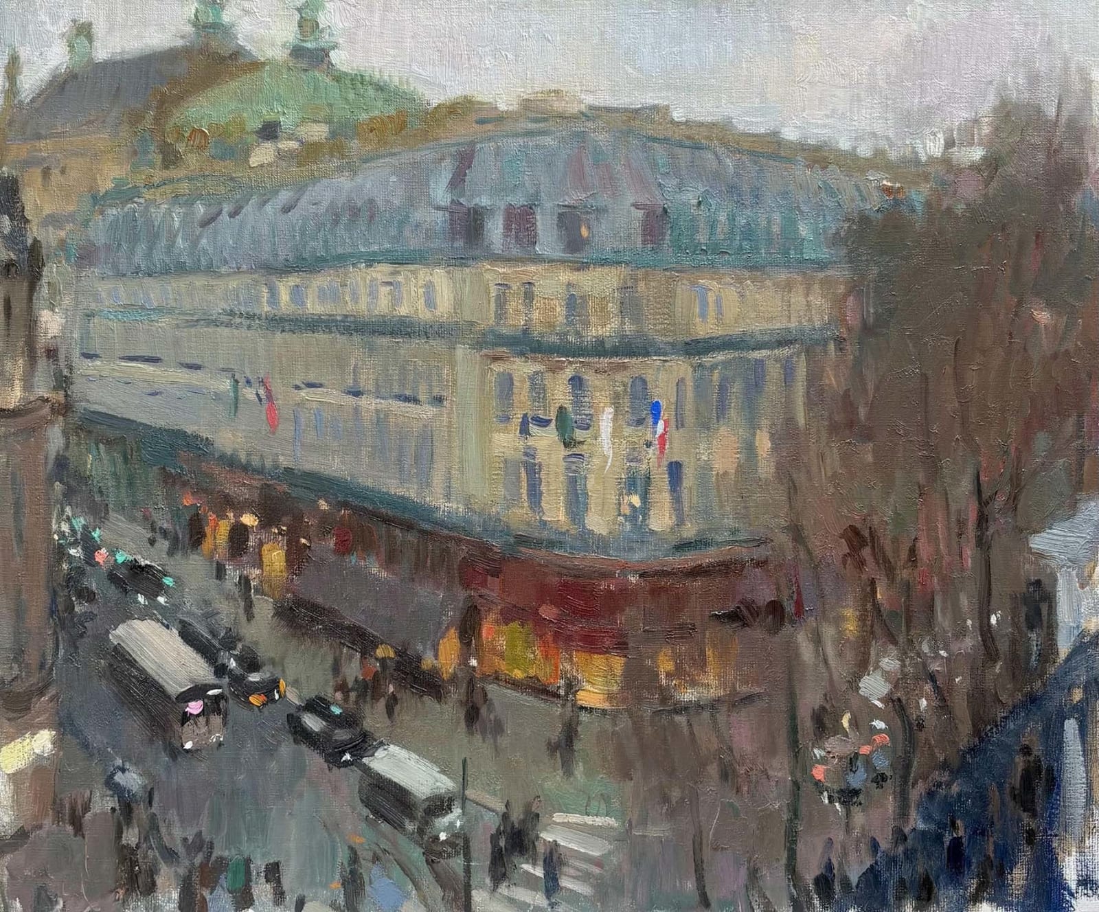 Julia Hawkins, Boulevard des Capucines, towards the Place de l'Opéra