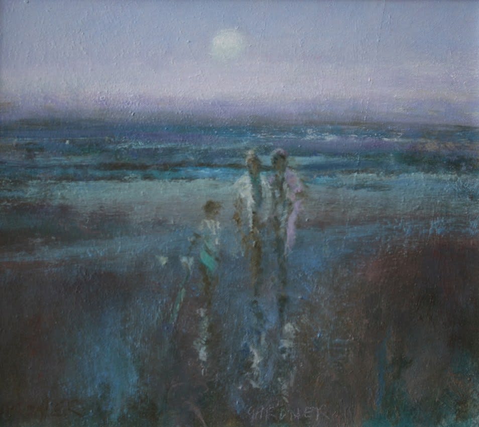 Judith Gardner, Evening Paddlers Mauve Light