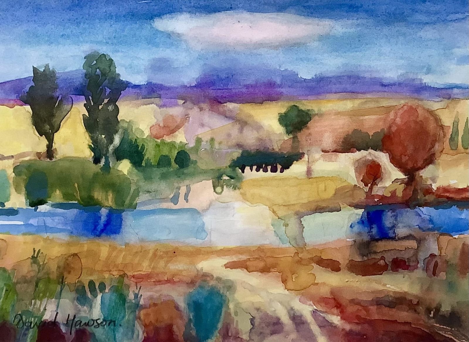 David Hawson, Summer, River Don, Monymusk