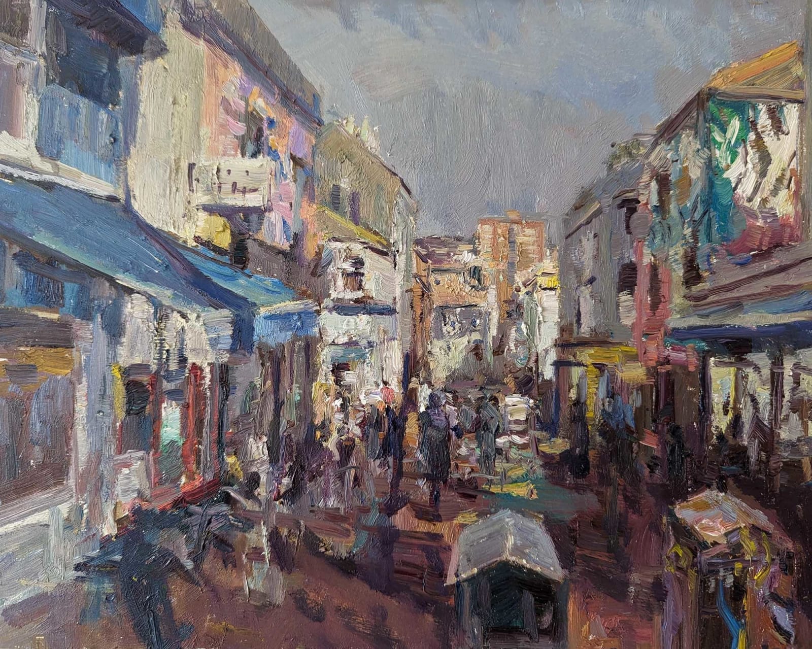 Tom Benjamin, Gloucester Road Brighton, Sunlight after Rain