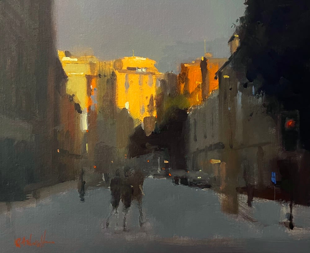 Michael John Ashcroft, Evening Light, Manchester
