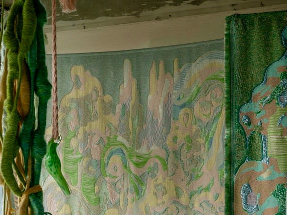 Sandra Keja-Planken, ValorosaViVa Weave shine - Green SeaWeed, 2025