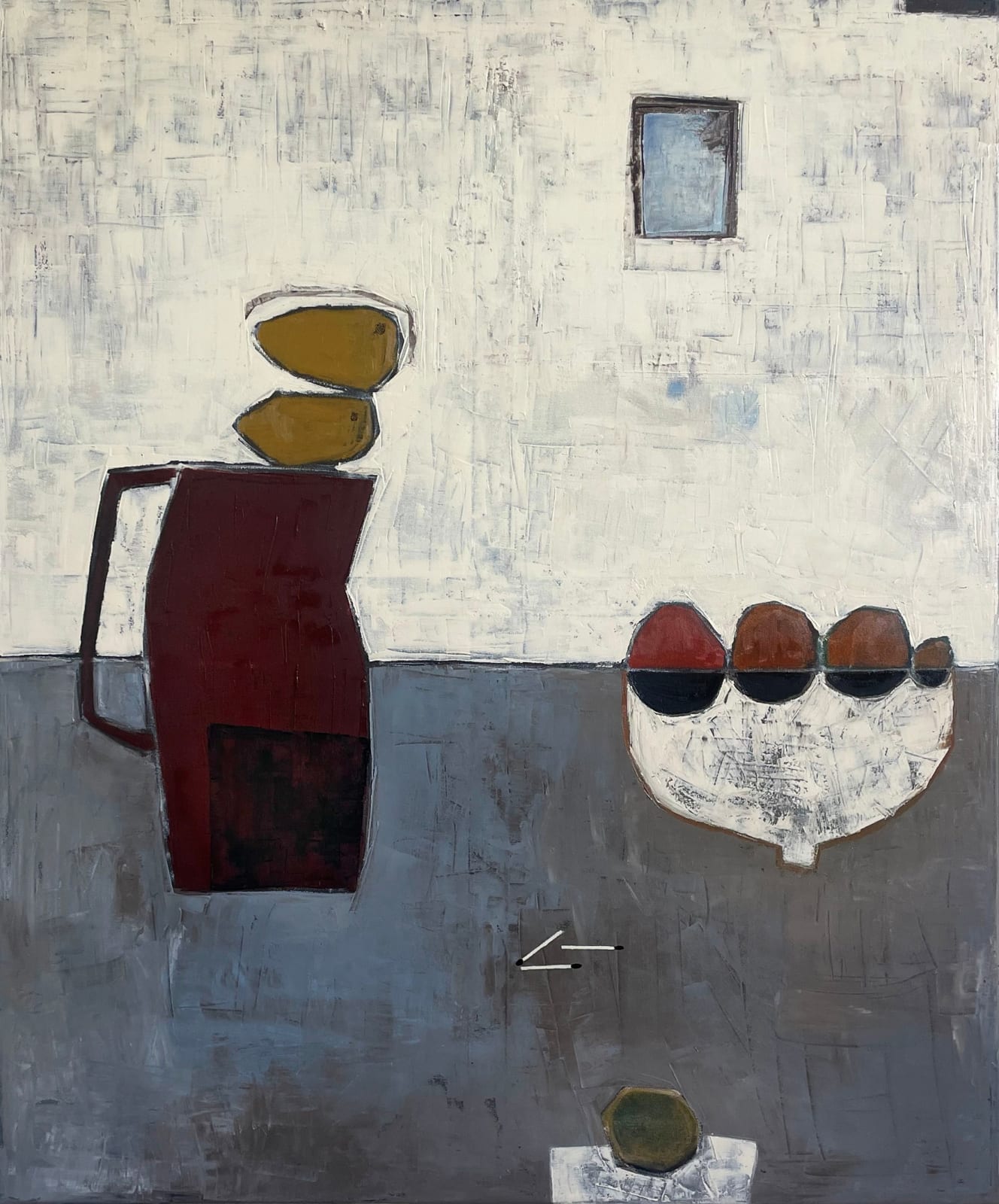 Claire Witteveen, Still life with matches, 2025