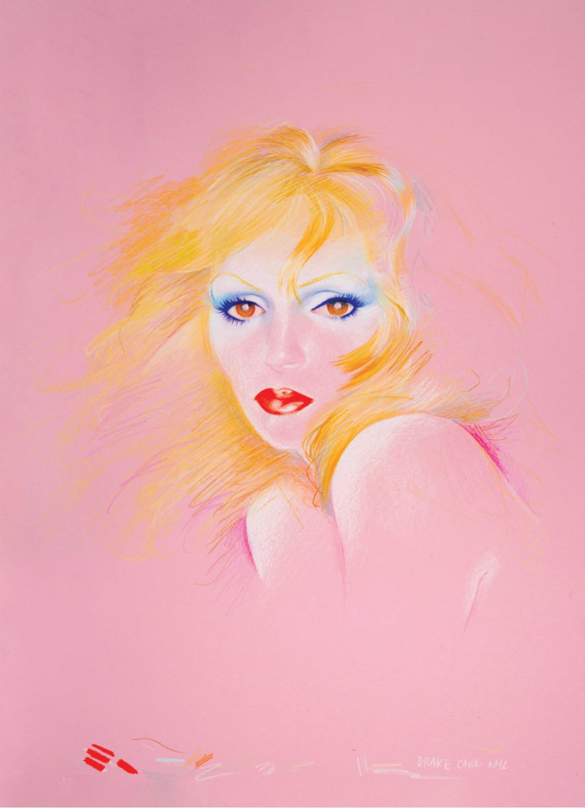 Drake Carr, Candy Darling (Red, White, Pink, and Blue), 2024