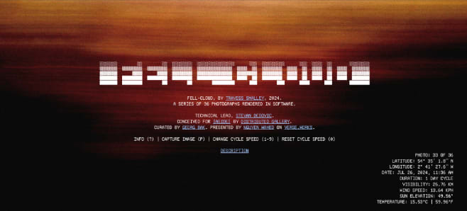 Travess Smalley, FELL-CLOUD, 2024